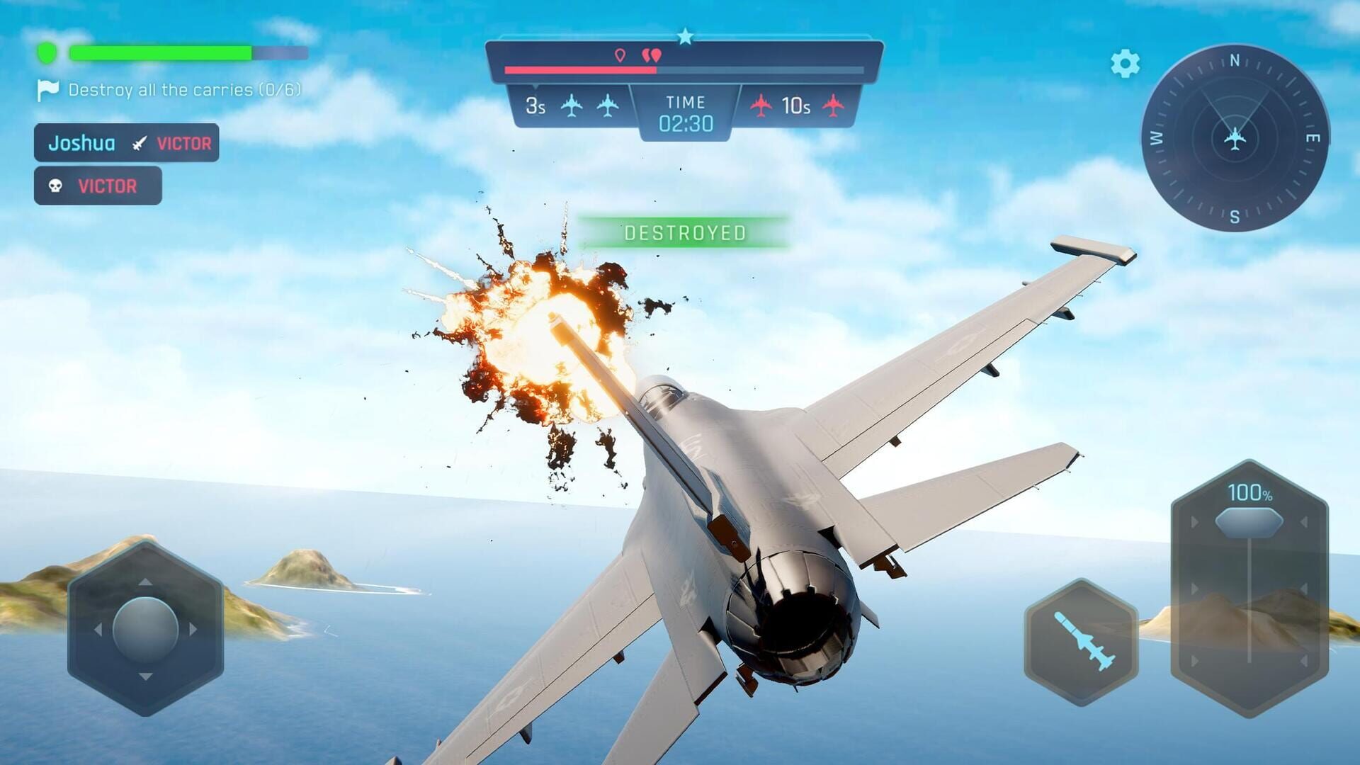 Foto do jogo Sky Warriors: Blazing Clouds