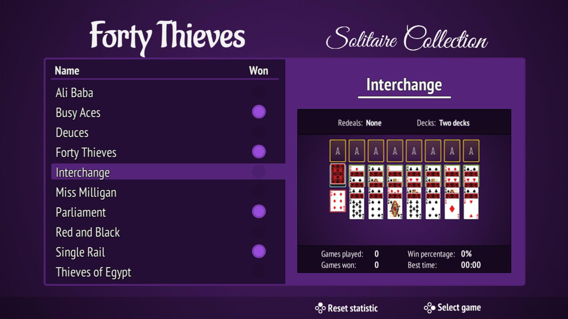 Foto do jogo Forty Thieves Solitaire Collection