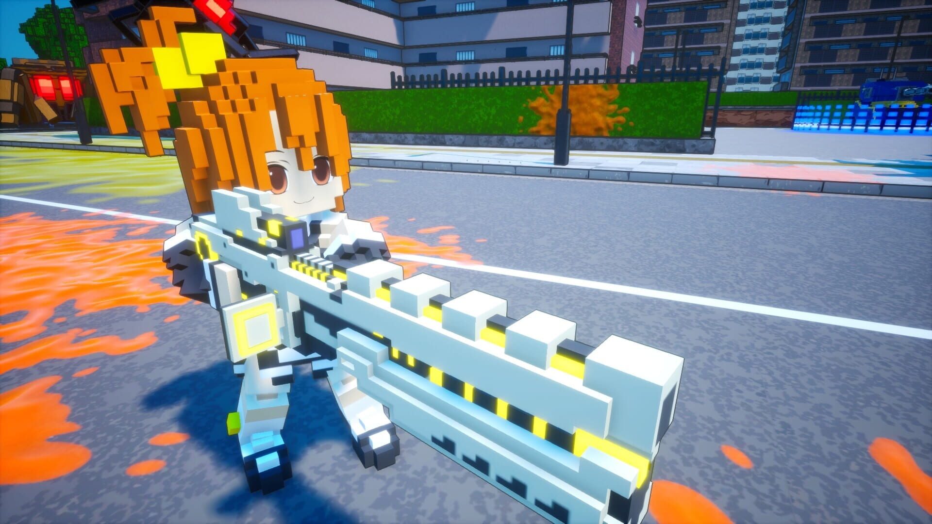 Foto do jogo Earth Defense Force: World Brothers - Hostess Setsu from Dream Club, Giving the EDF a Try!?