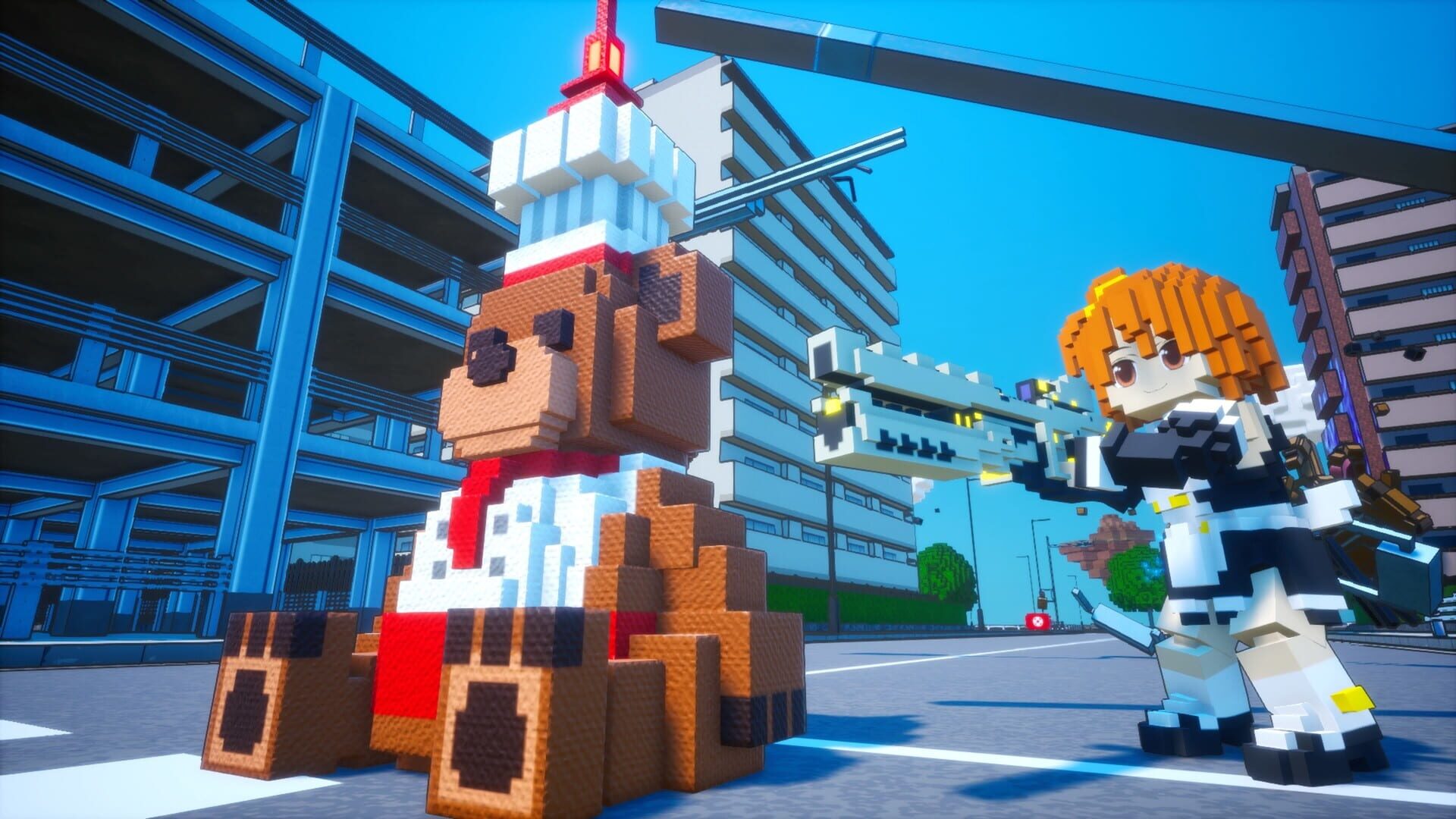 Foto do jogo Earth Defense Force: World Brothers - Hostess Setsu from Dream Club, Giving the EDF a Try!?