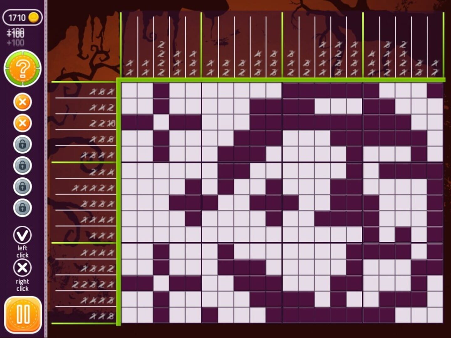 Foto do jogo Halloween Riddles Mysterious Griddlers
