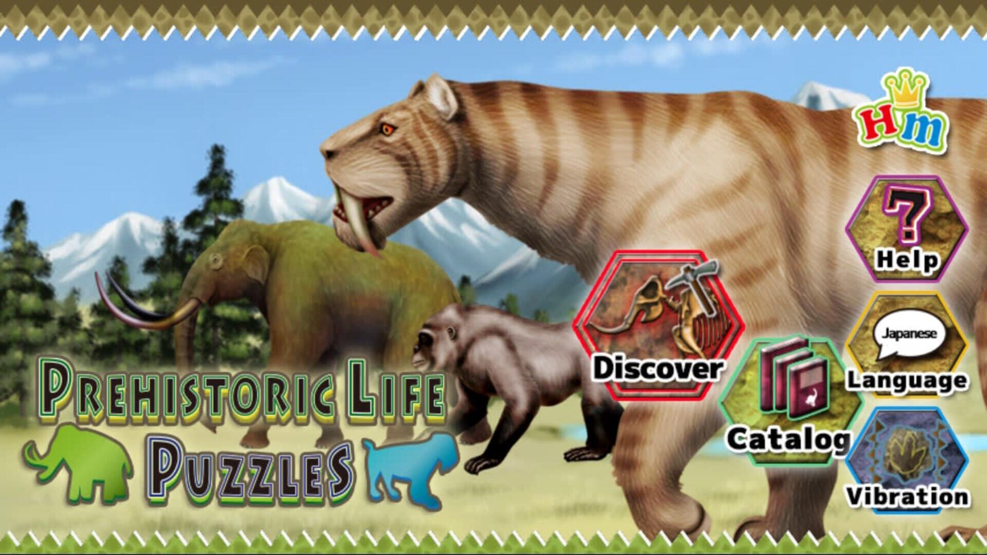 Foto do jogo Prehistoric Life Puzzles