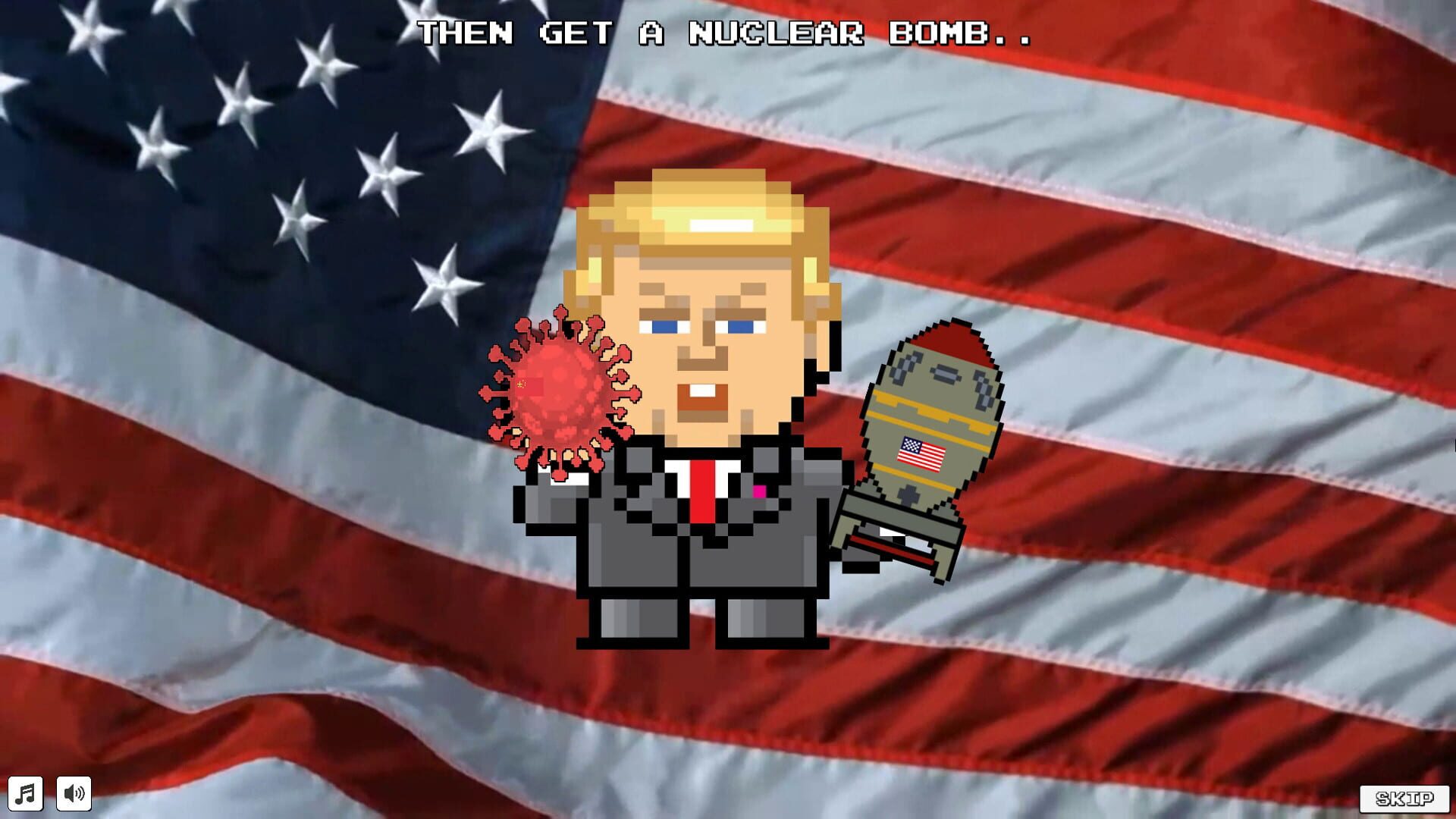 Foto do jogo Trump vs. Covid: Save the World Clicker