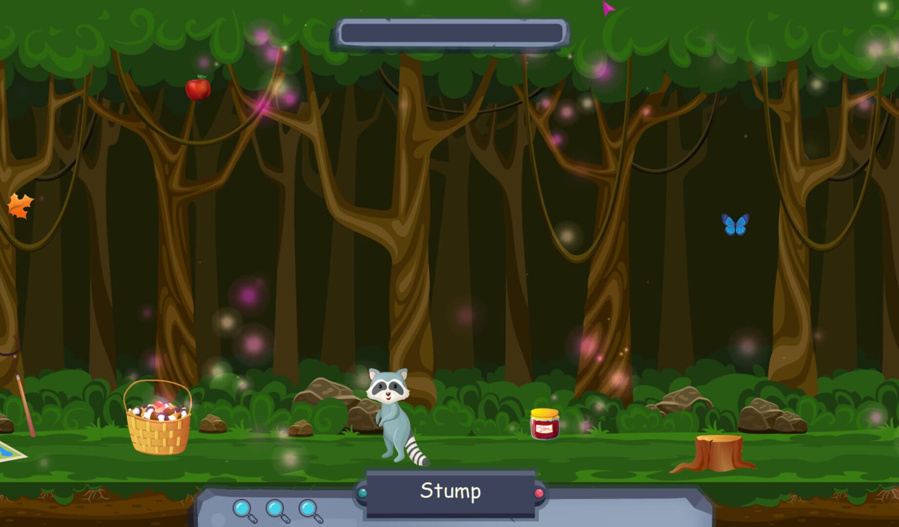 Foto do jogo Searching for objects in the forest