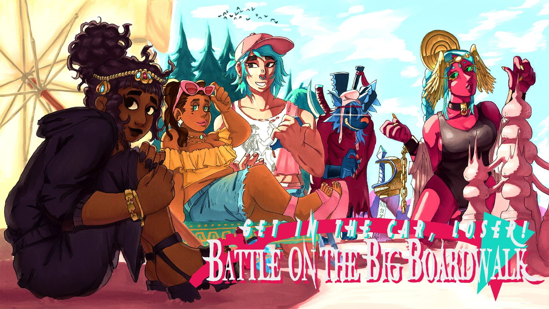 Foto do jogo Get in the Car, Loser!: Battle on the Big Boardwalk