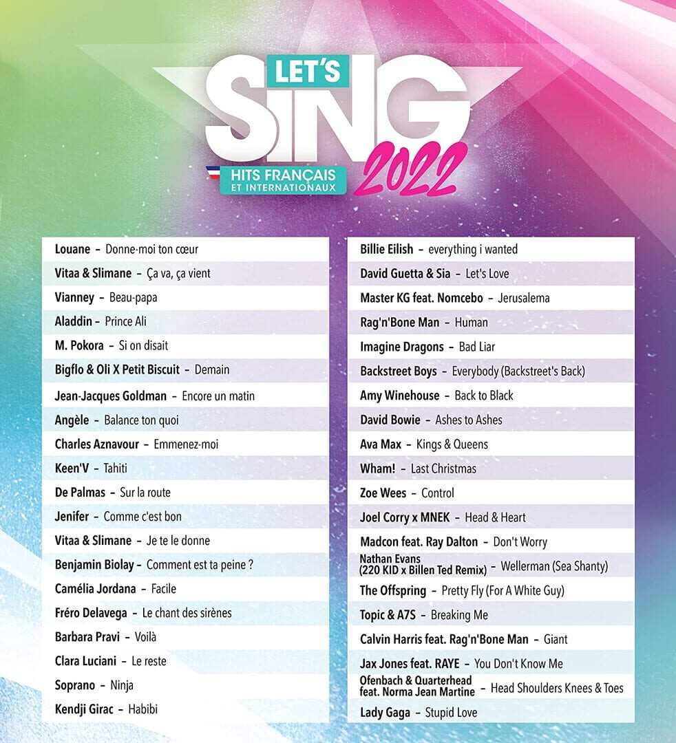Foto do jogo Let's Sing 2022: French Version