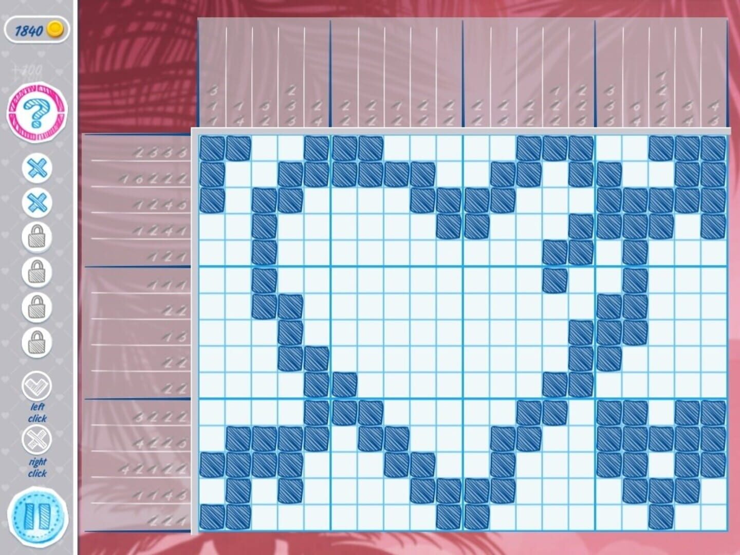 Foto do jogo Valentine's Day Griddlers