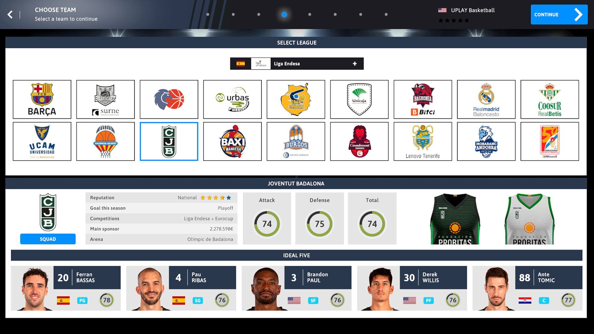 Foto do jogo International Basketball Manager 22
