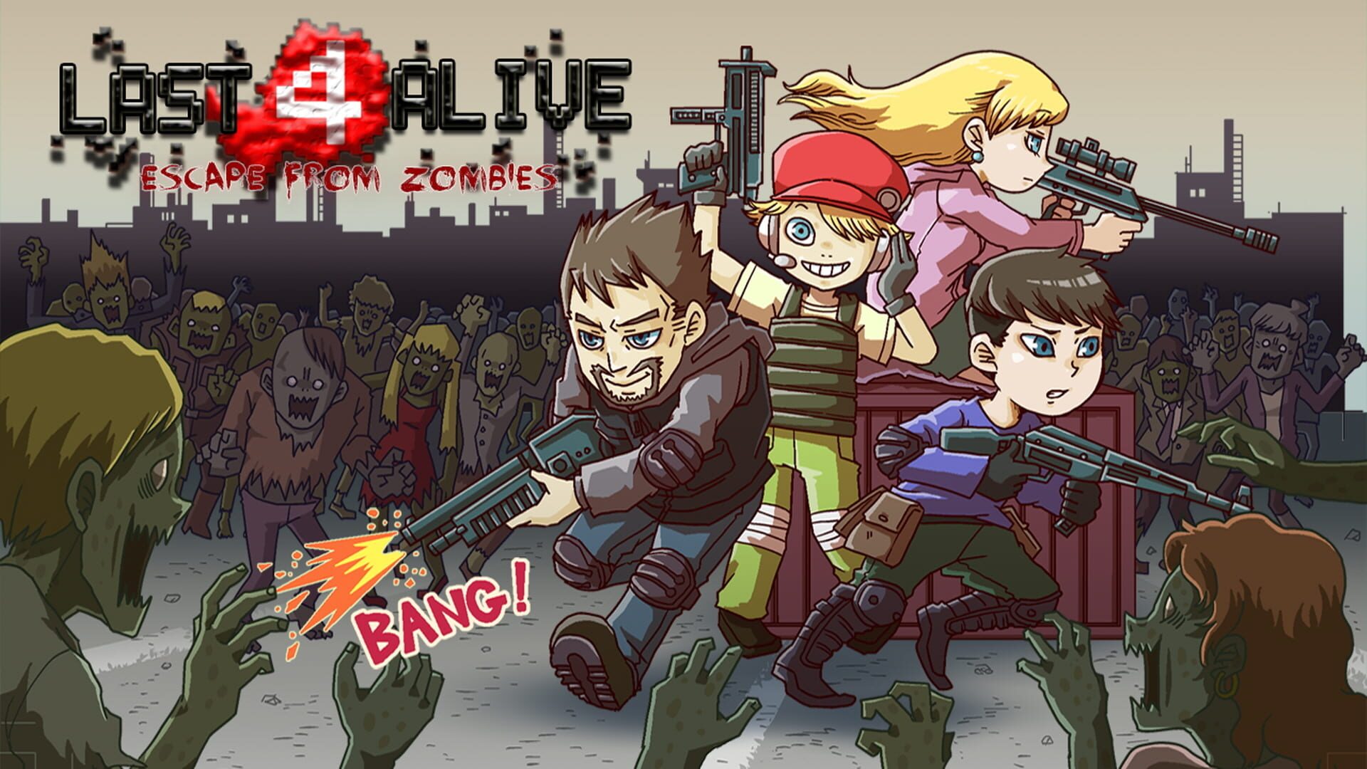Foto do jogo Last 4 Alive: Escape From Zombies