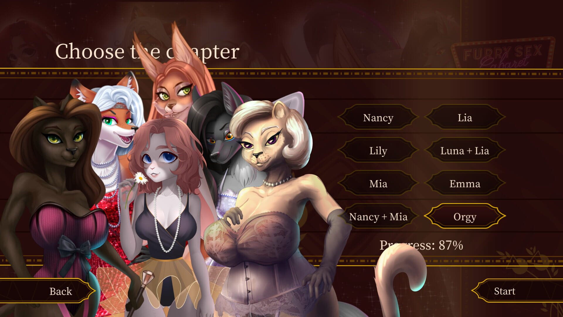 Foto do jogo Furry Sex: Cabaret