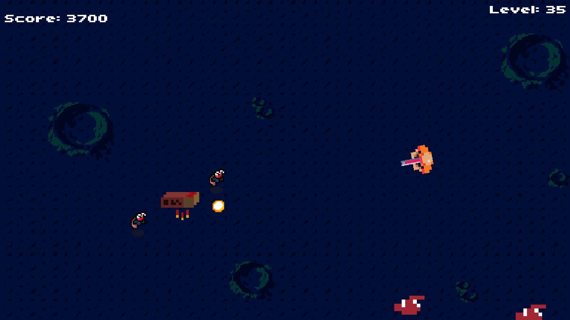 Foto do jogo Angry Rocketeer Frenzy
