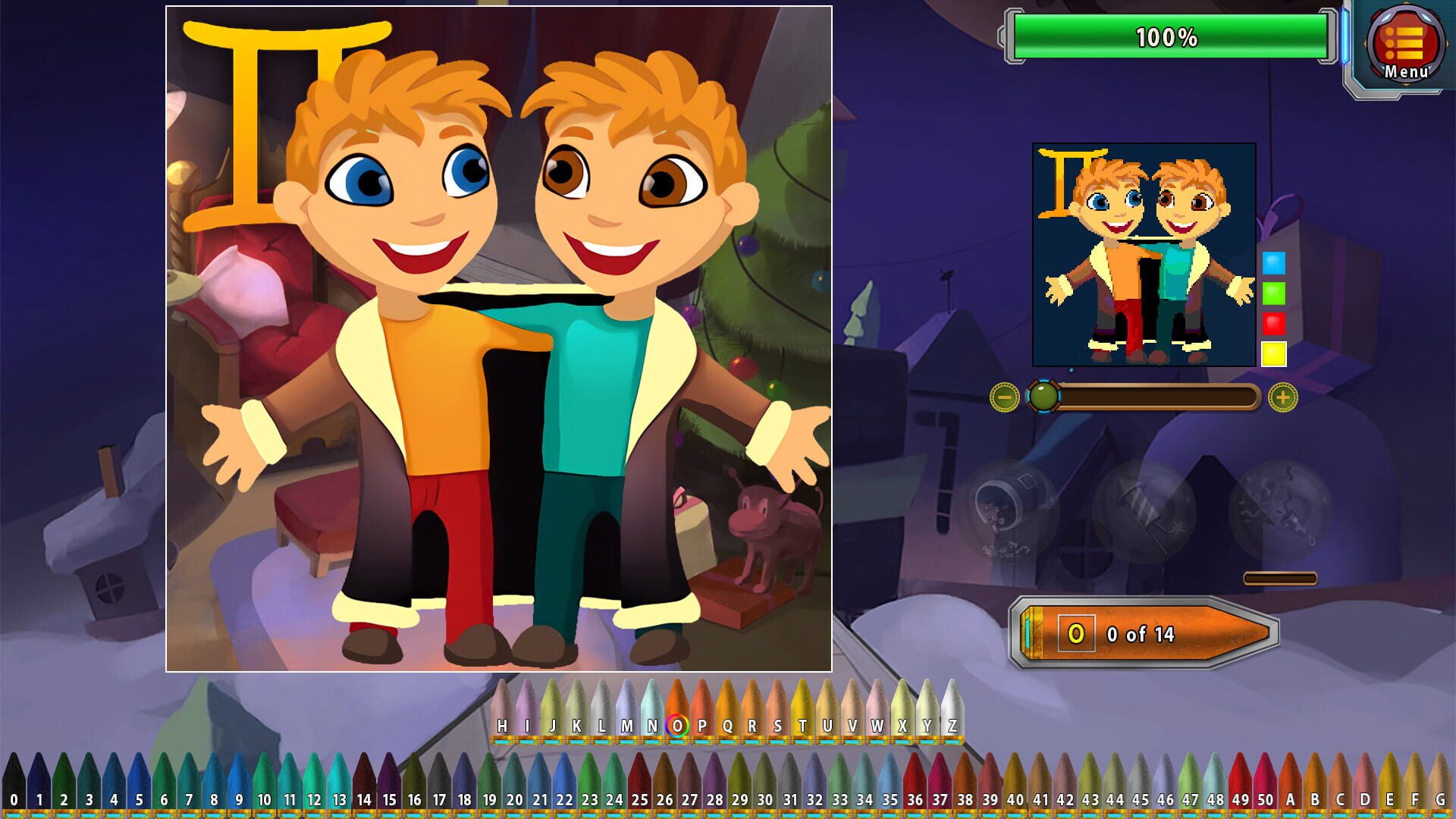 Foto do jogo Artists of Fortune: Paint by Numbers! - Spirit of Christmas Ep. 6
