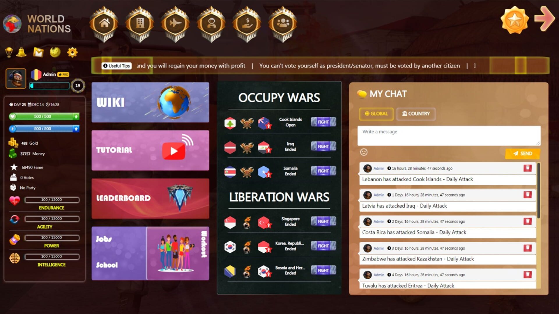 Foto do jogo World Nations Game