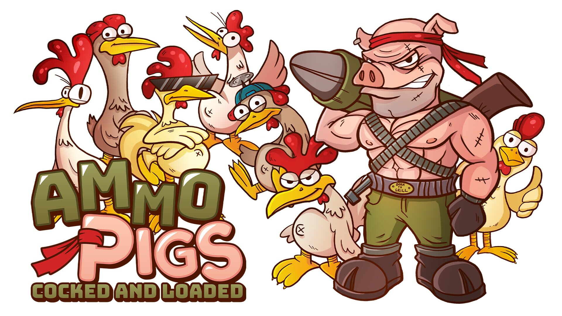 Foto do jogo Ammo Pigs: Cocked and Loaded