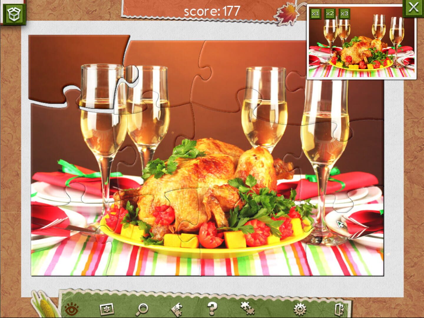 Foto do jogo Holiday Jigsaw: Thanksgiving Day