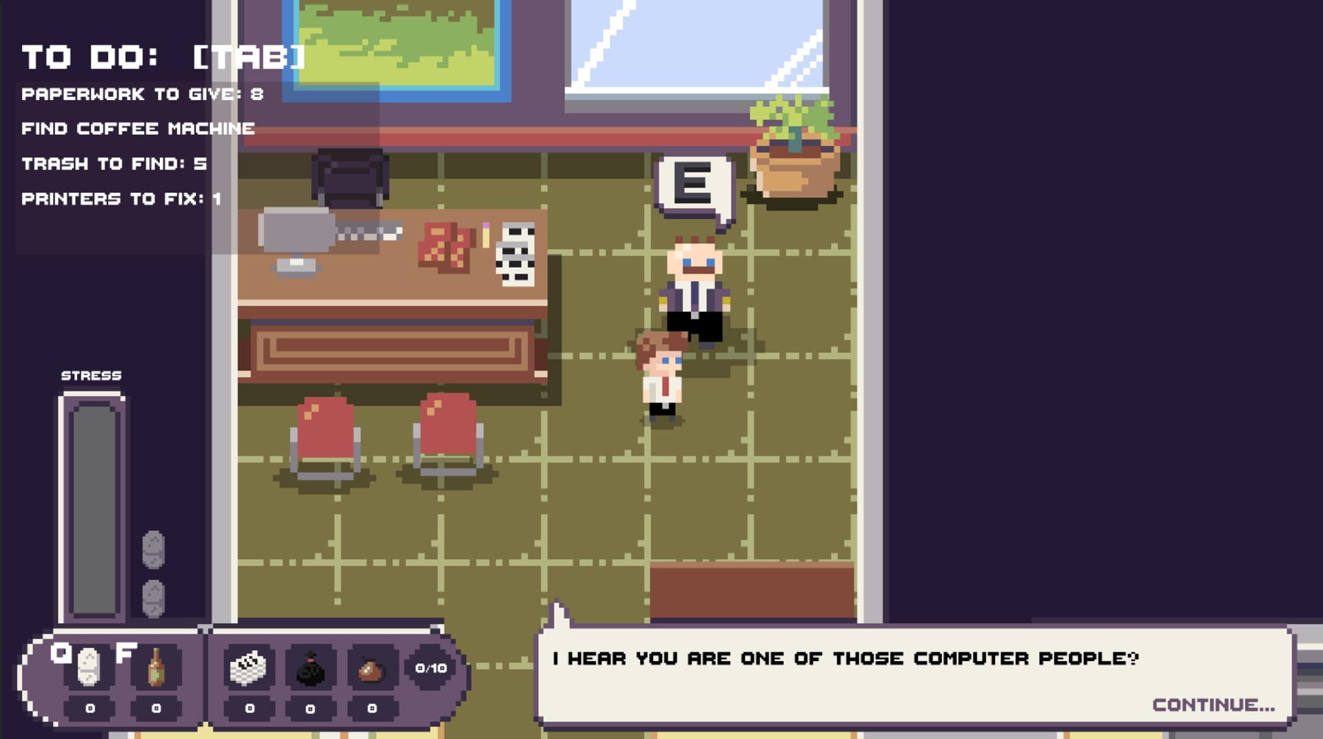 Foto do jogo Intern: An Intern's Guide to Maintaining Internal Rage