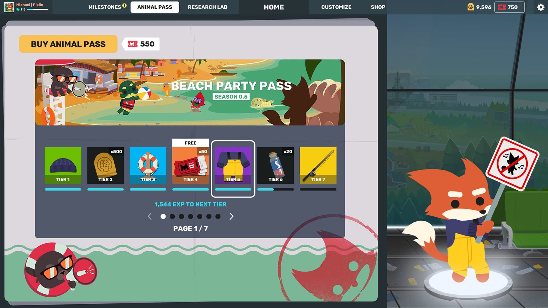 Foto do jogo Super Animal Royale: Season 0.5
