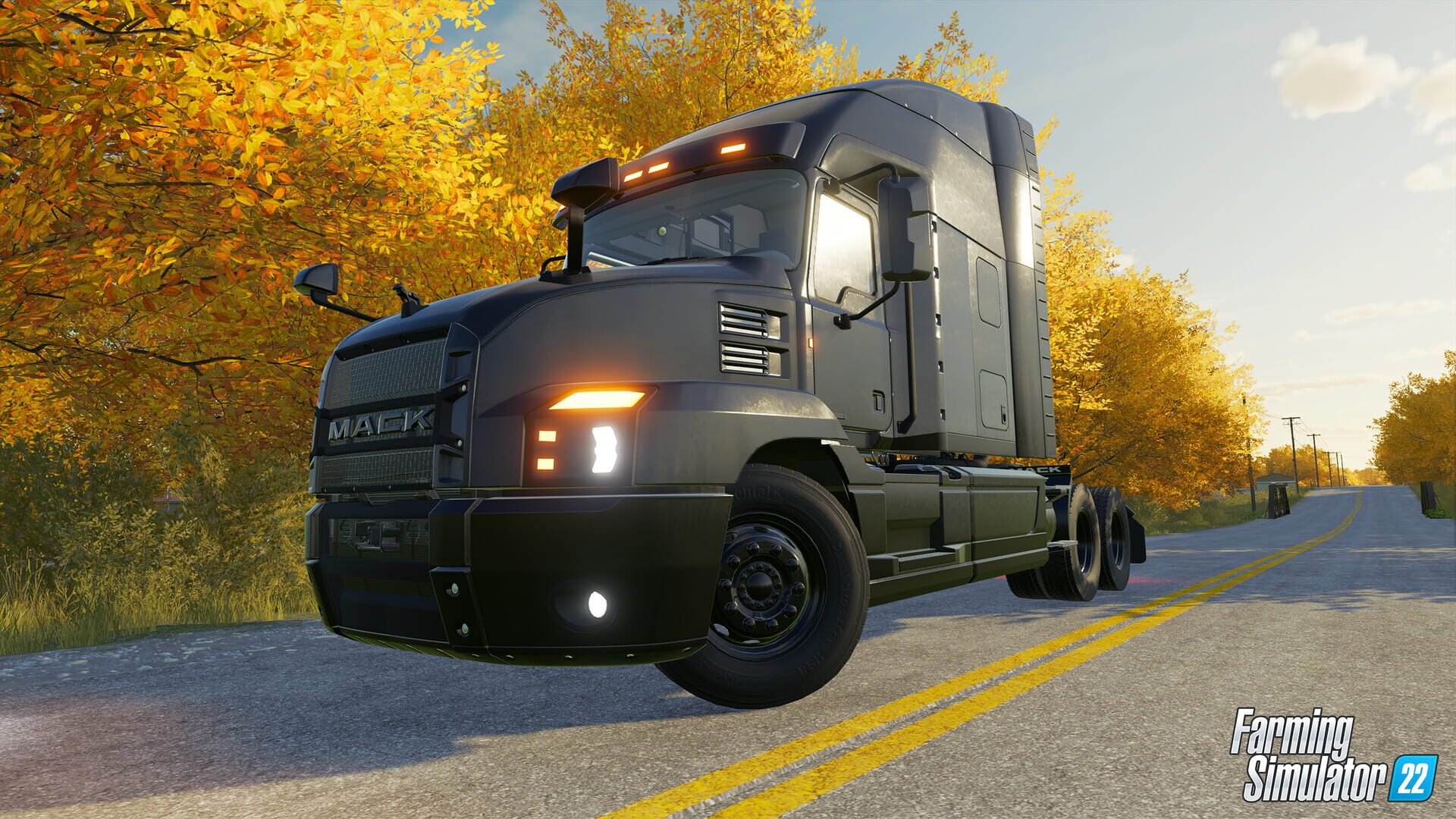 Foto do jogo Farming Simulator 22: Mack Trucks - Black Anthem