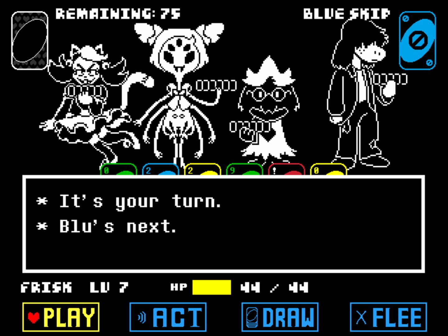 Foto do jogo Unotale: Card Game