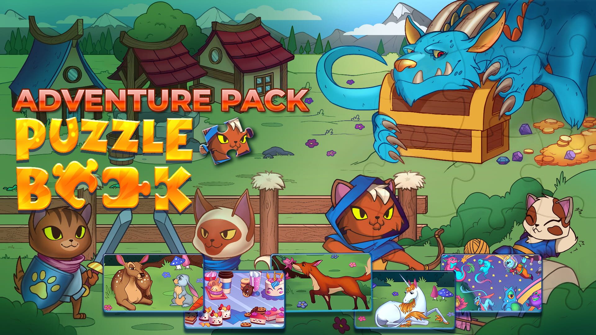 Foto do jogo Puzzle Book: Adventure Pack