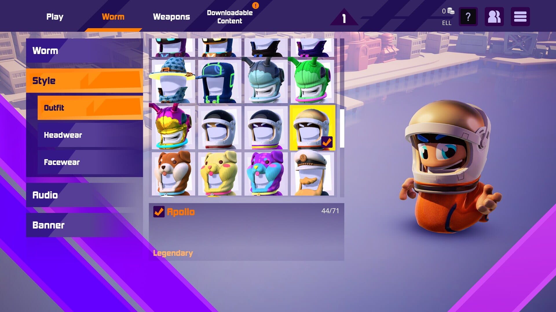 Foto do jogo Worms Rumble: Spaceworm and Alien Double Pack