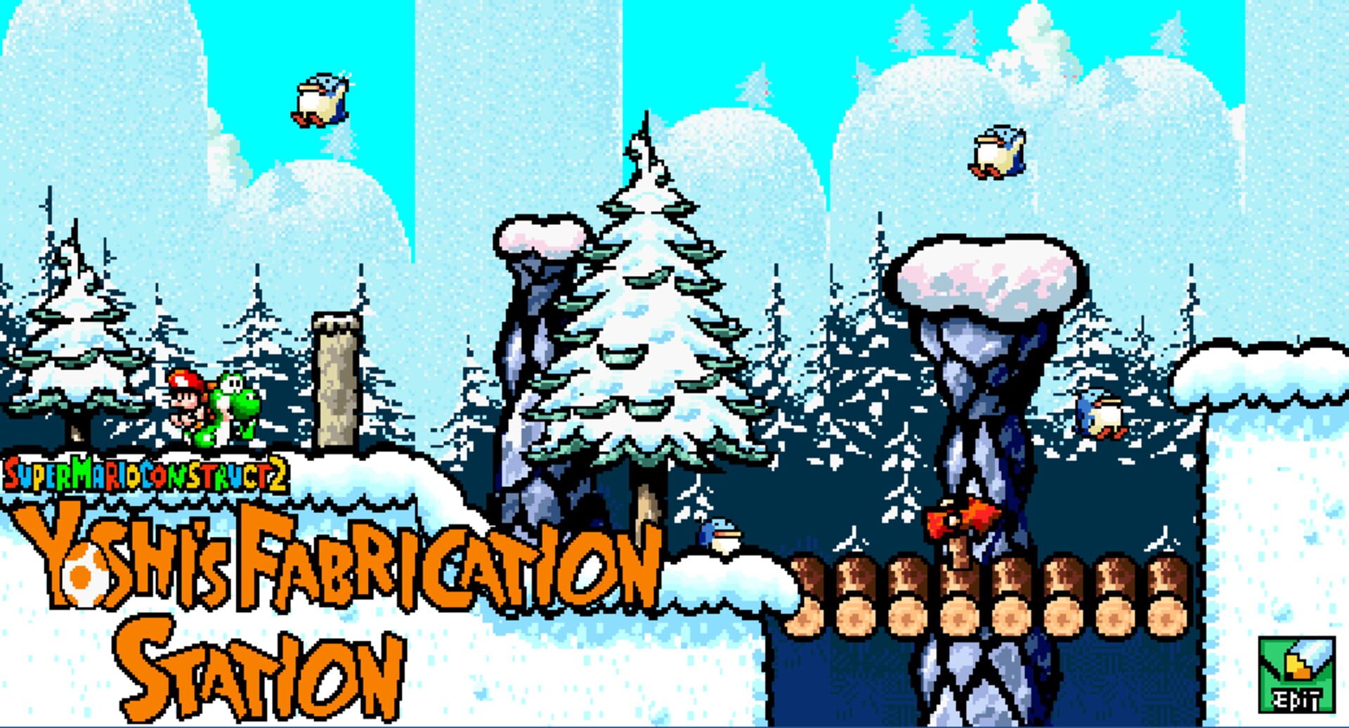 Foto do jogo Super Mario Construct 2: Yoshi's Fabrication Station