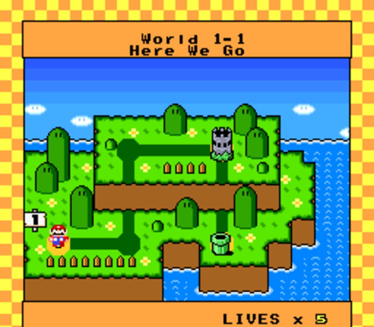 Foto do jogo Super Mario Bros: Vanilla Islands