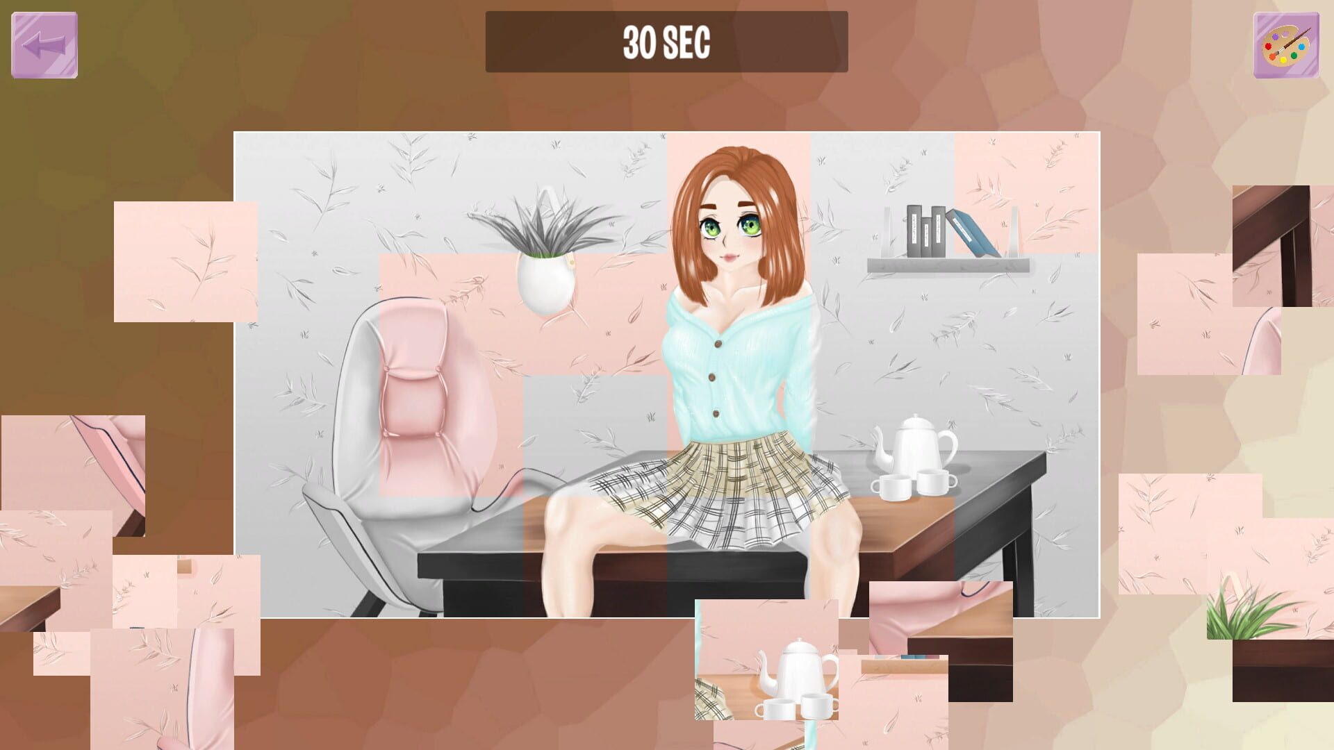 Foto do jogo Girls on Puzzle 5