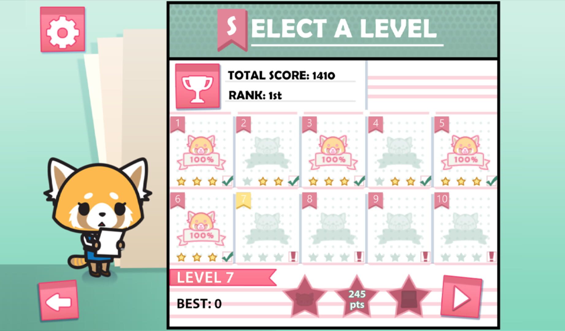 Foto do jogo Aggretsuko Office Rush