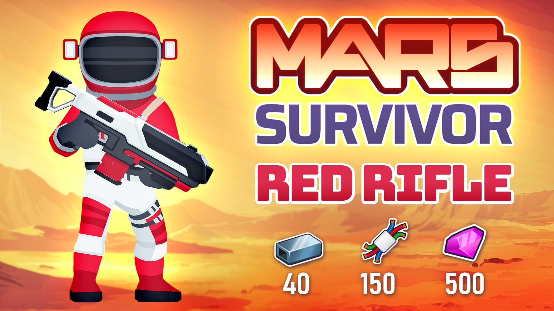 Foto do jogo Mars Survivor: Red Rifle
