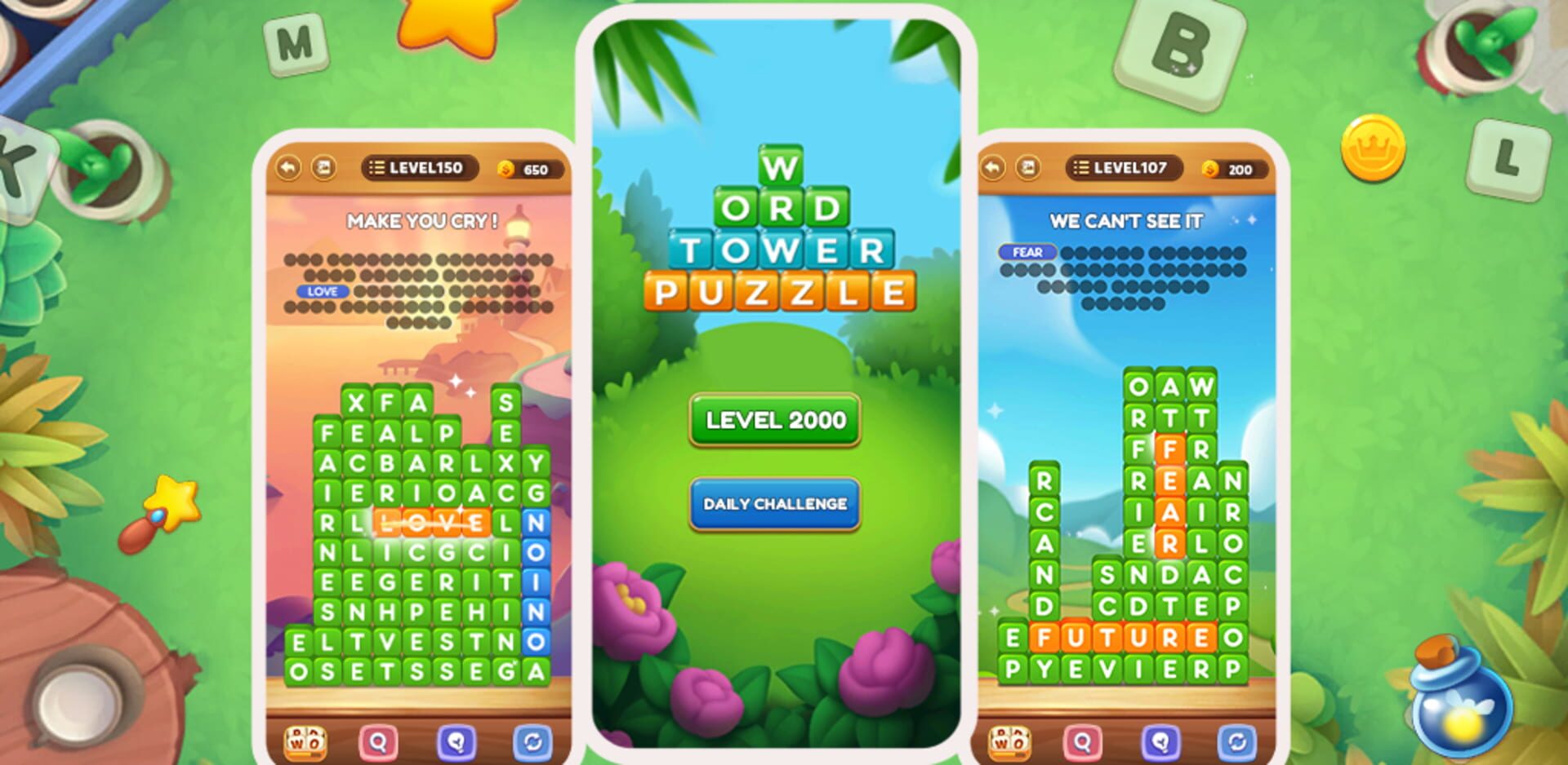 Foto do jogo Word Tower Puzzle