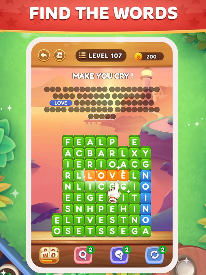 Foto do jogo Word Tower Puzzle