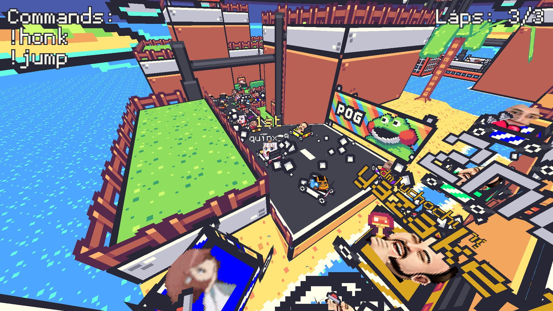 Foto do jogo Karts With Chat