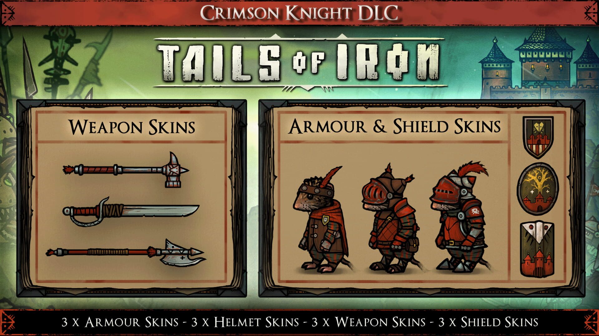 Foto do jogo Tails of Iron: Crimson Knight DLC