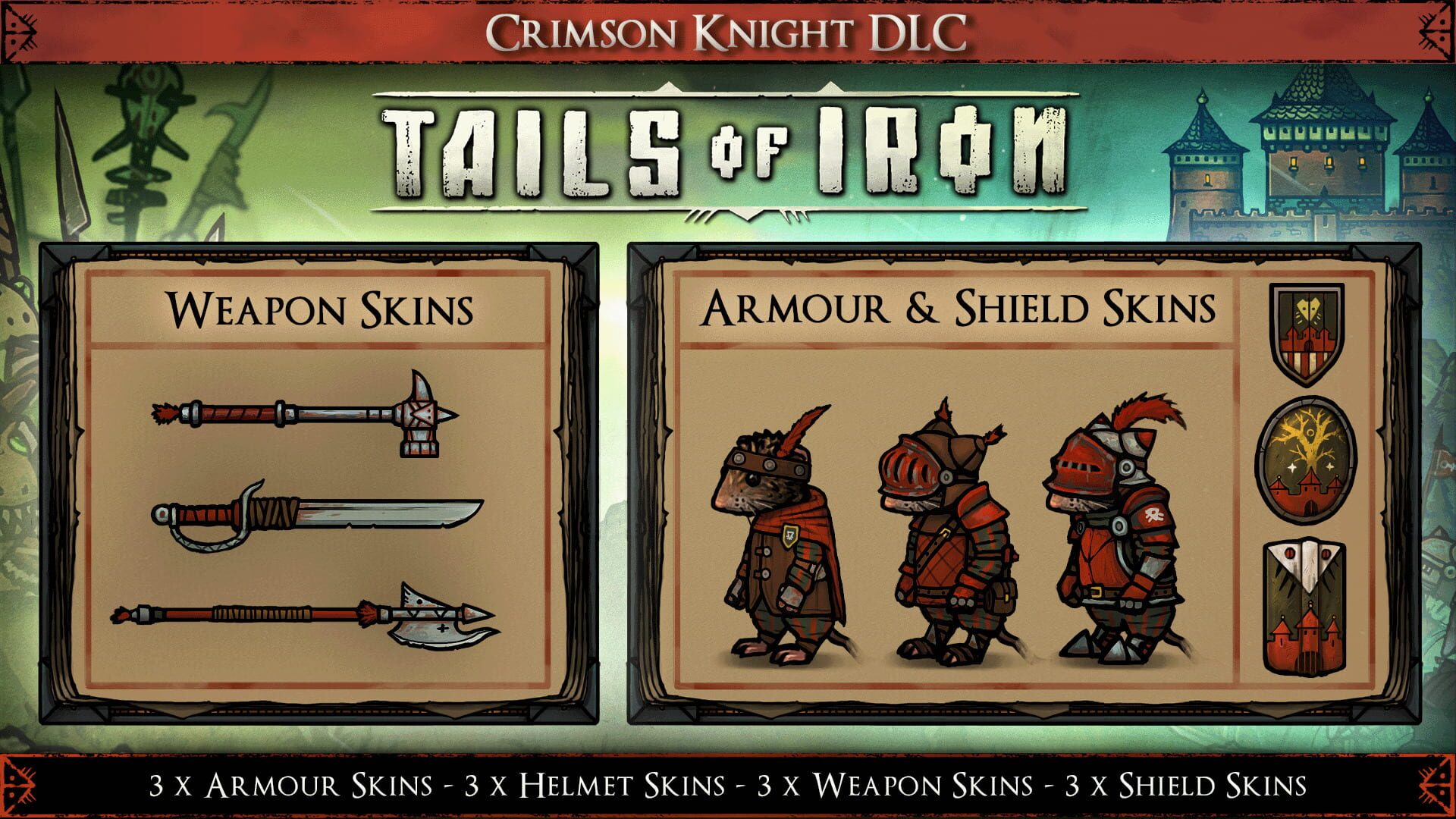 Foto do jogo Tails of Iron: Crimson Knight DLC