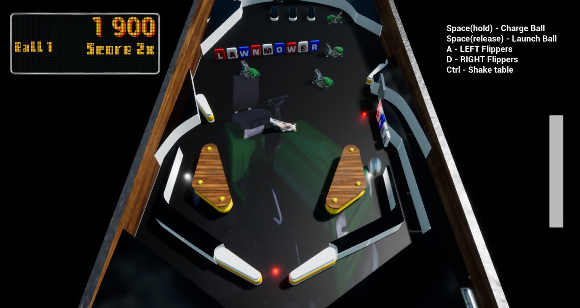 Foto do jogo Lawnmower Game: Pinball