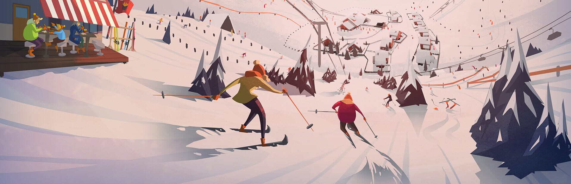 Foto do jogo Snowtopia: Ski Resort Builder
