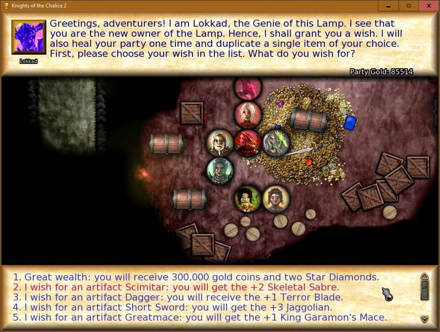 Foto do jogo Knights of the Chalice 2