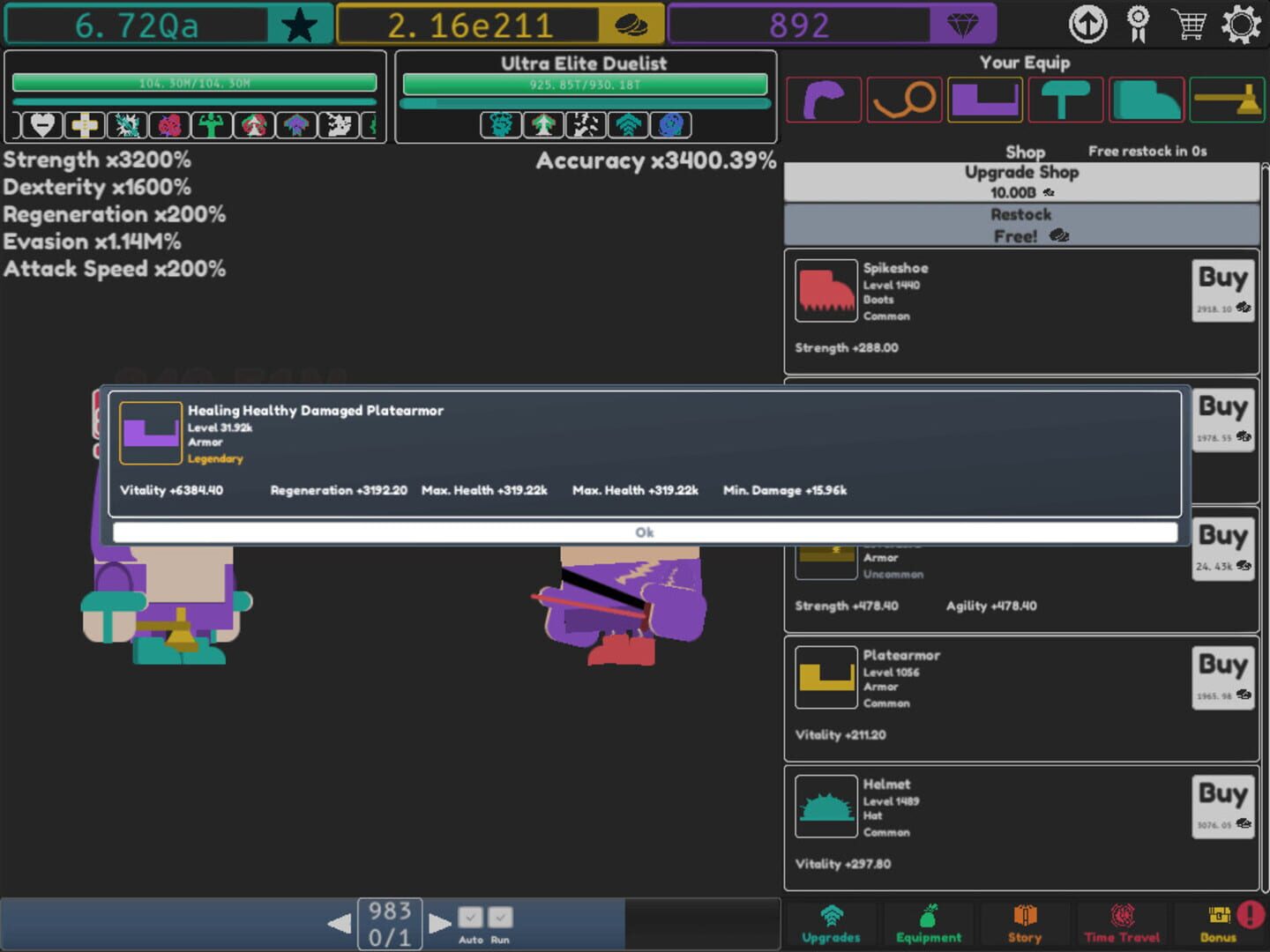 Foto do jogo Idle Superpowers