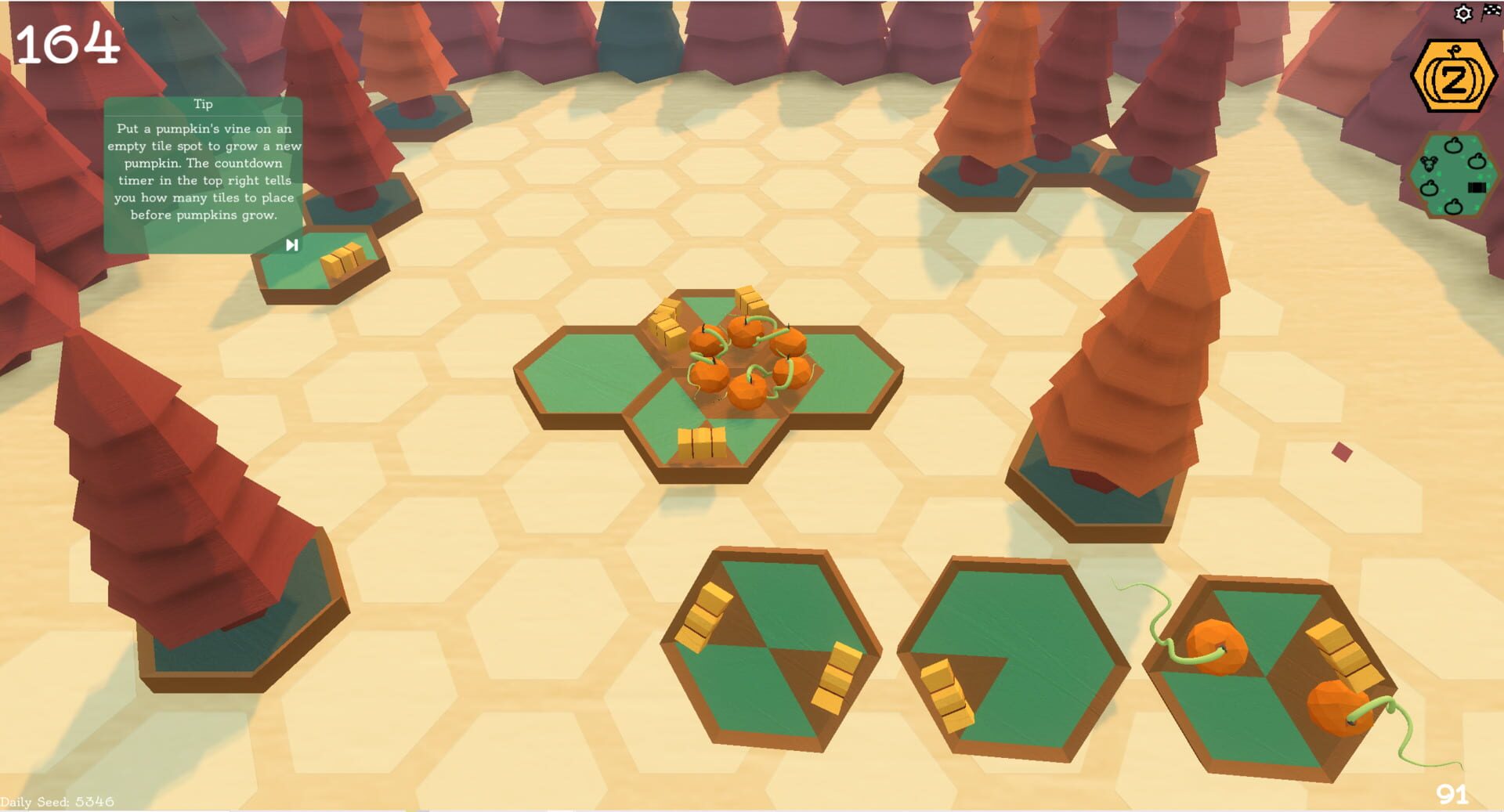 Foto do jogo Hexagourds