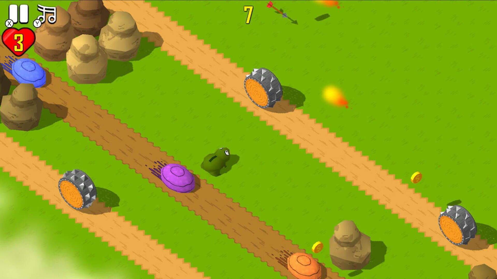 Foto do jogo Froggy Crossing