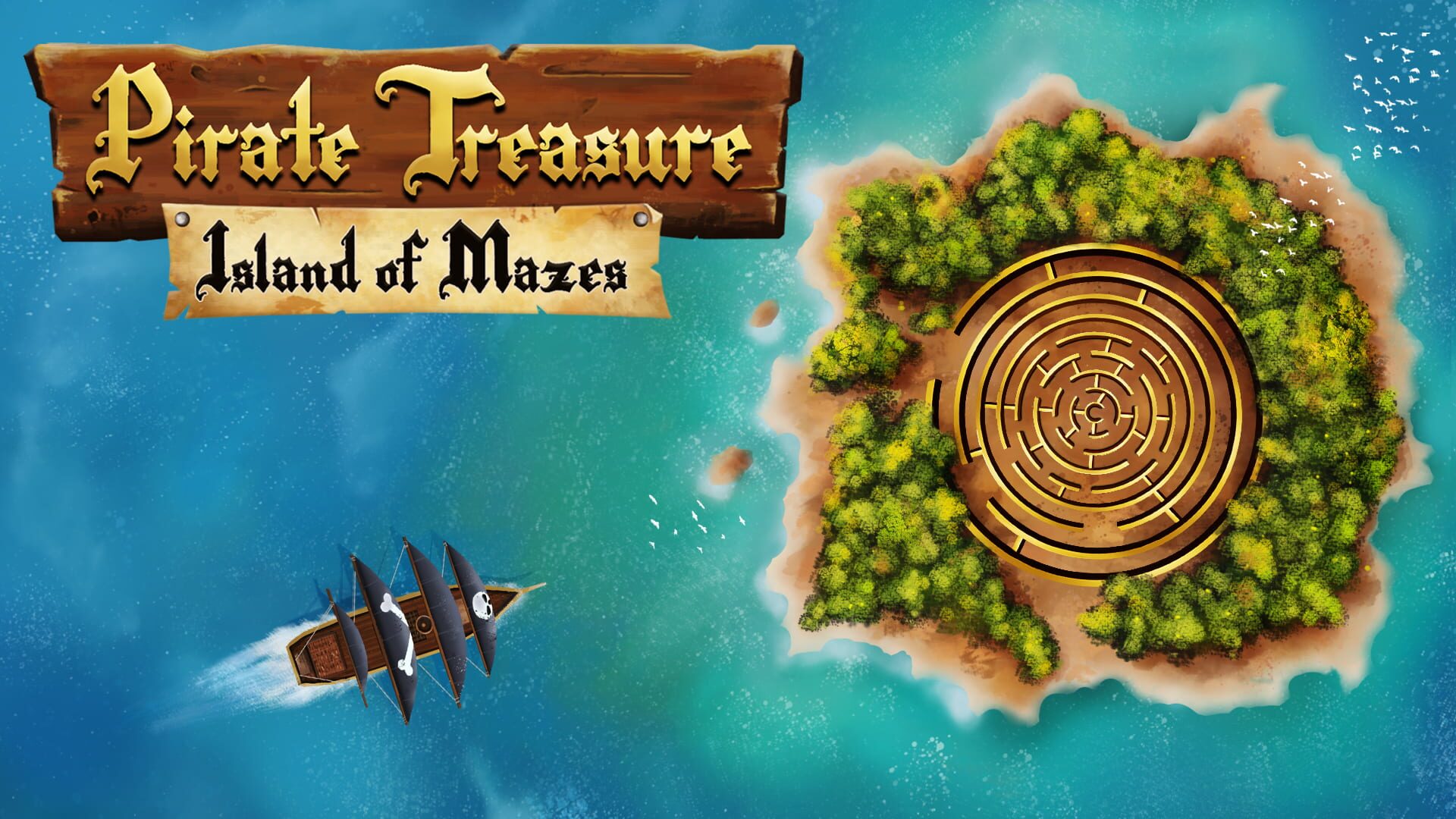 Foto do jogo Pirate Treasure: Island of Mazes