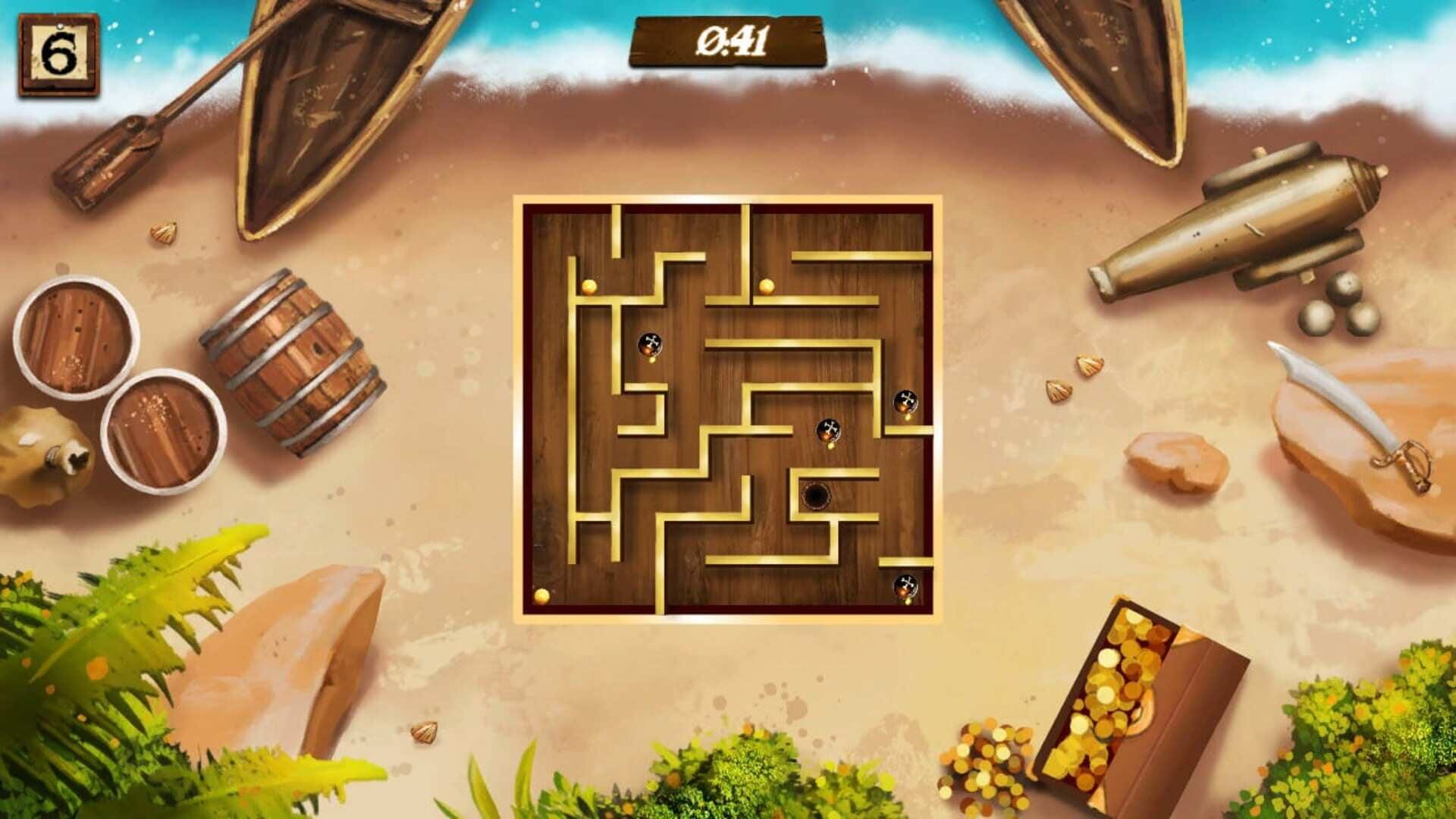 Foto do jogo Pirate Treasure: Island of Mazes