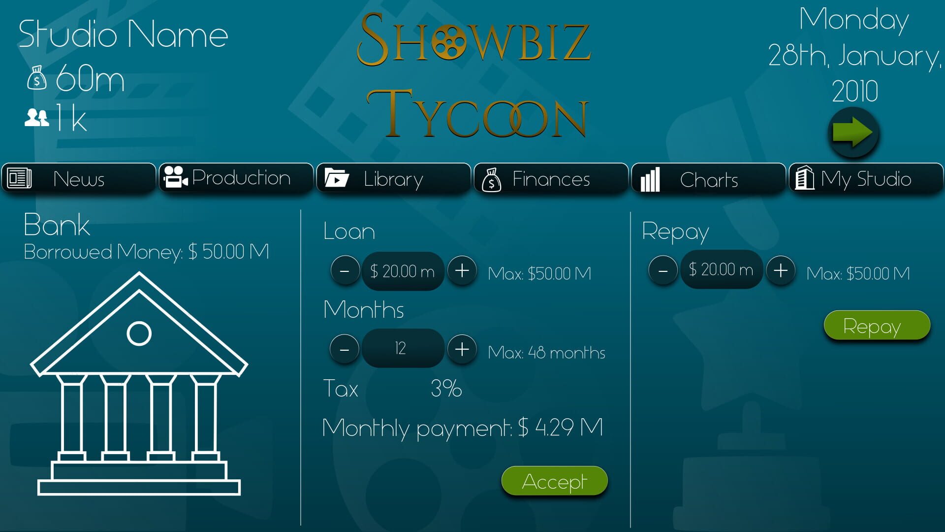 Foto do jogo Showbiz Tycoon