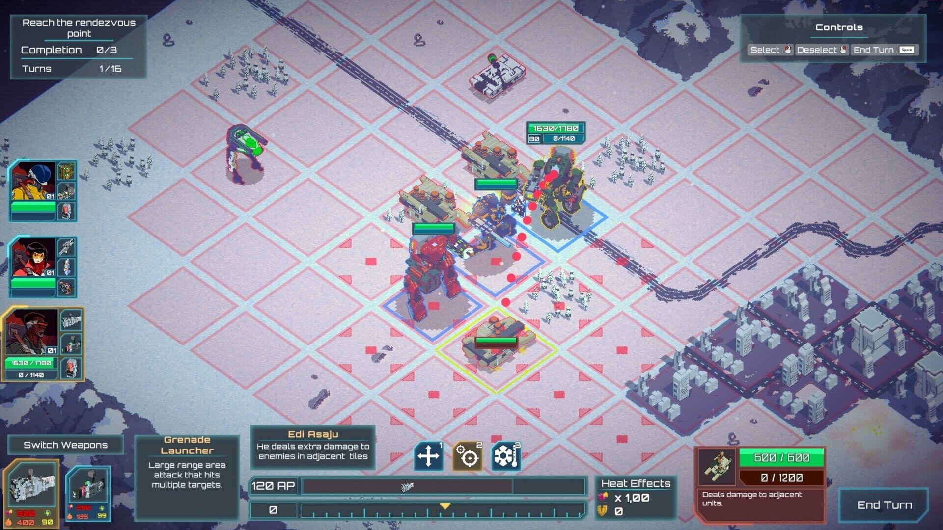 Foto do jogo Ignited Steel: Mech Tactics