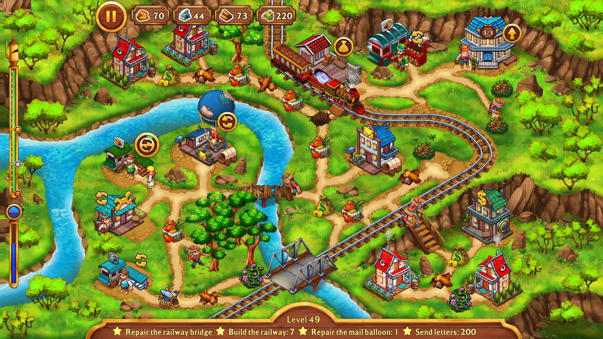 Foto do jogo Golden Rails: Road to Klondike
