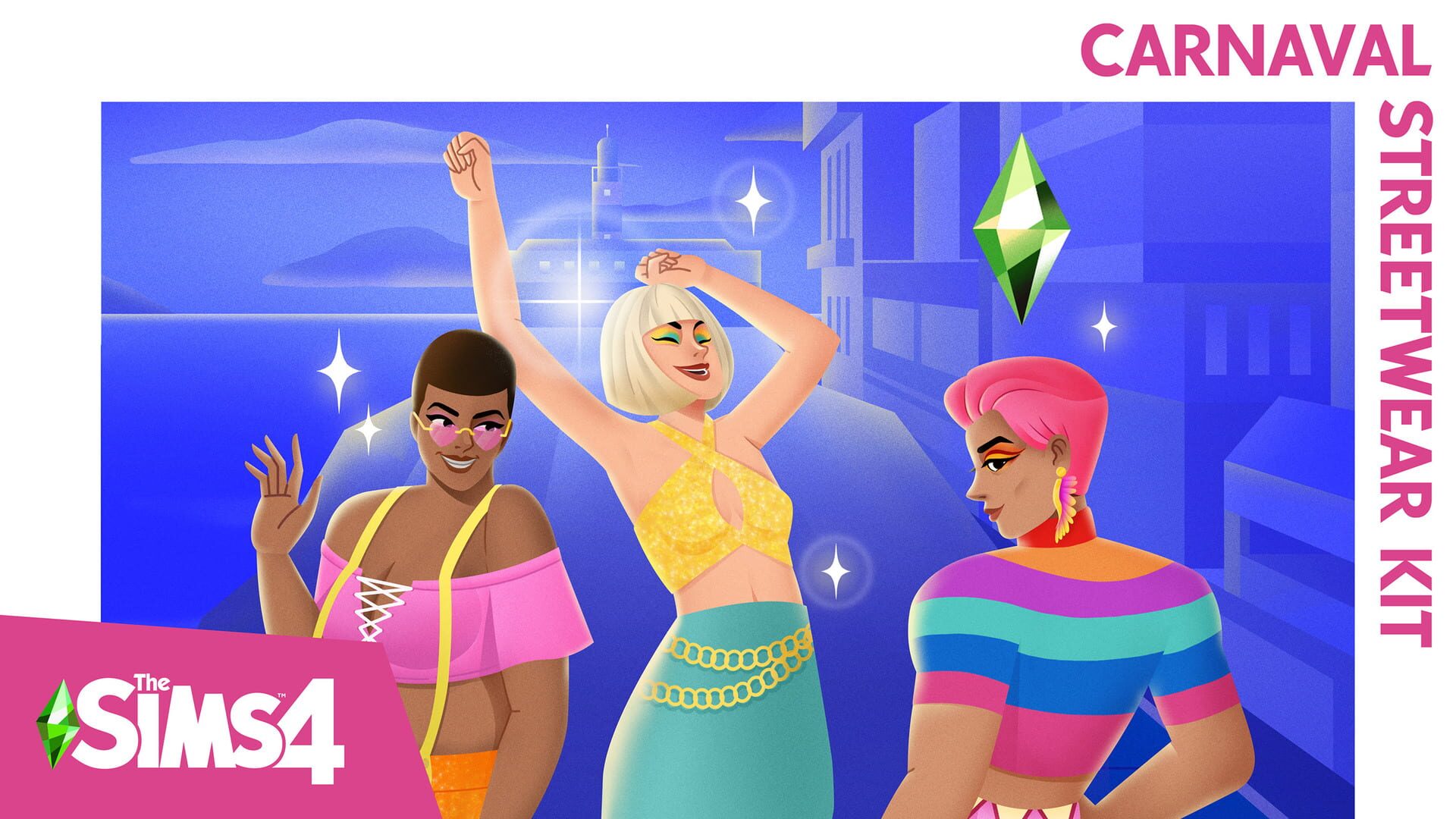 Foto do jogo The Sims 4: Carnaval Streetwear Kit