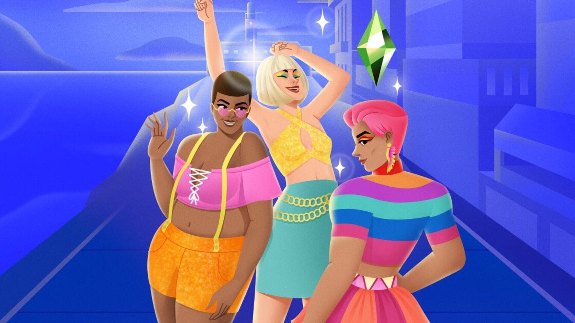 Foto do jogo The Sims 4: Carnaval Streetwear Kit