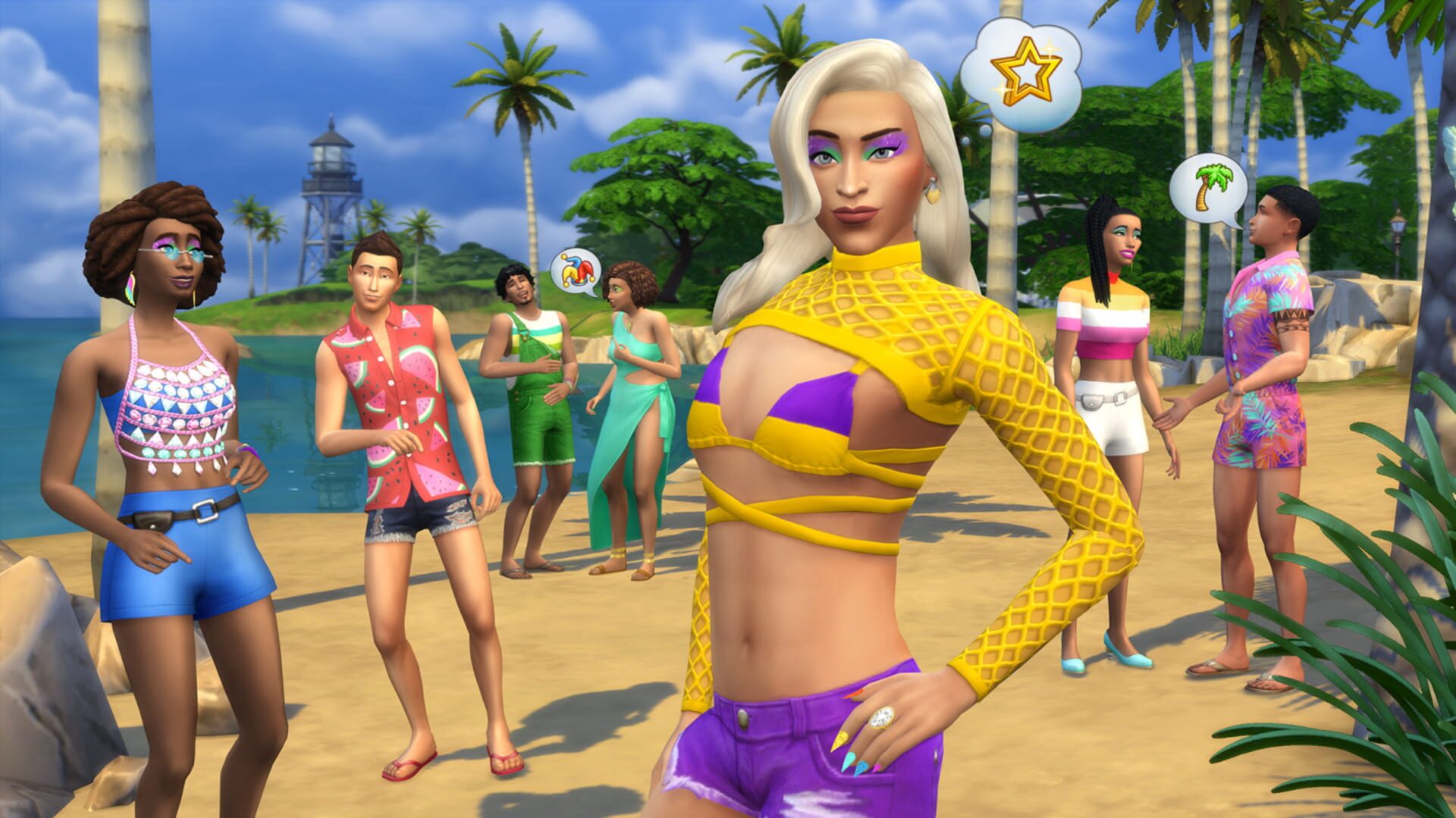 Foto do jogo The Sims 4: Carnaval Streetwear Kit