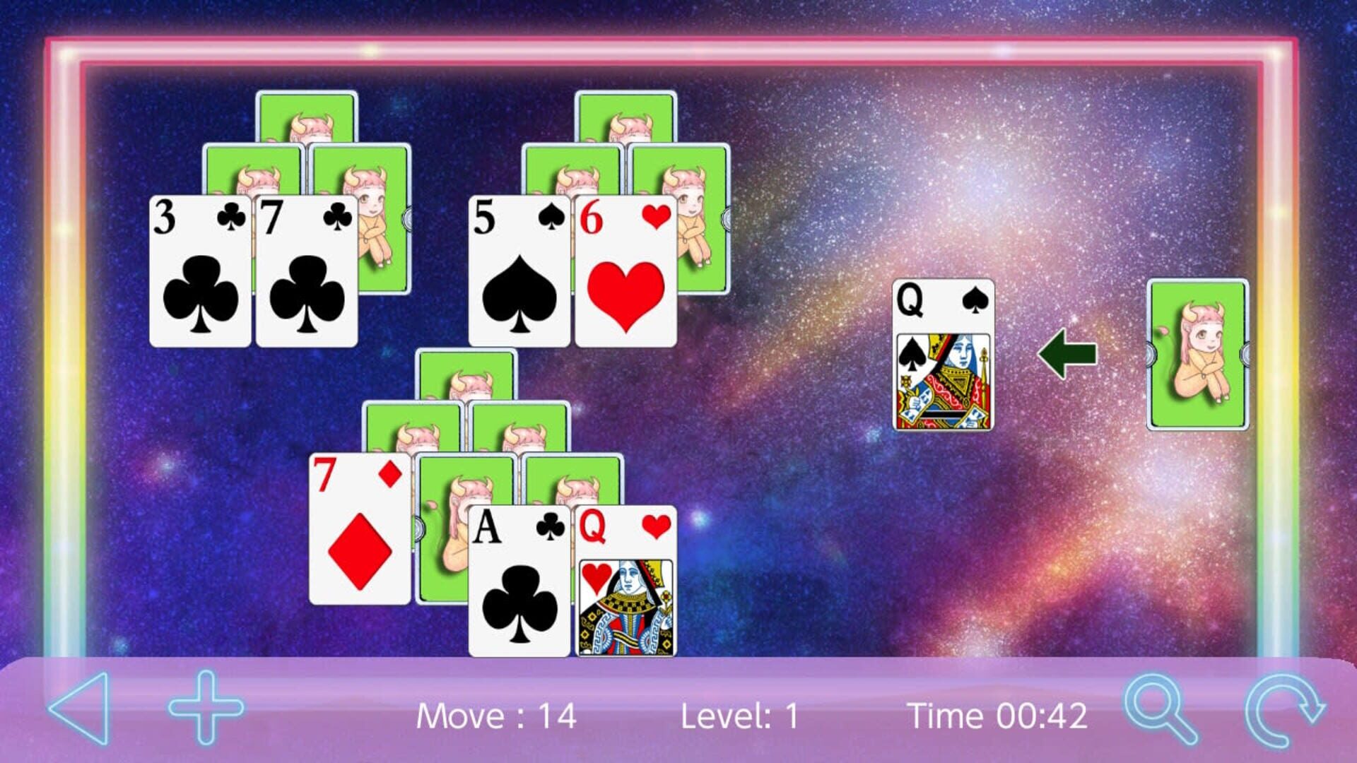 Foto do jogo Zodiac Tri Peaks Solitaire